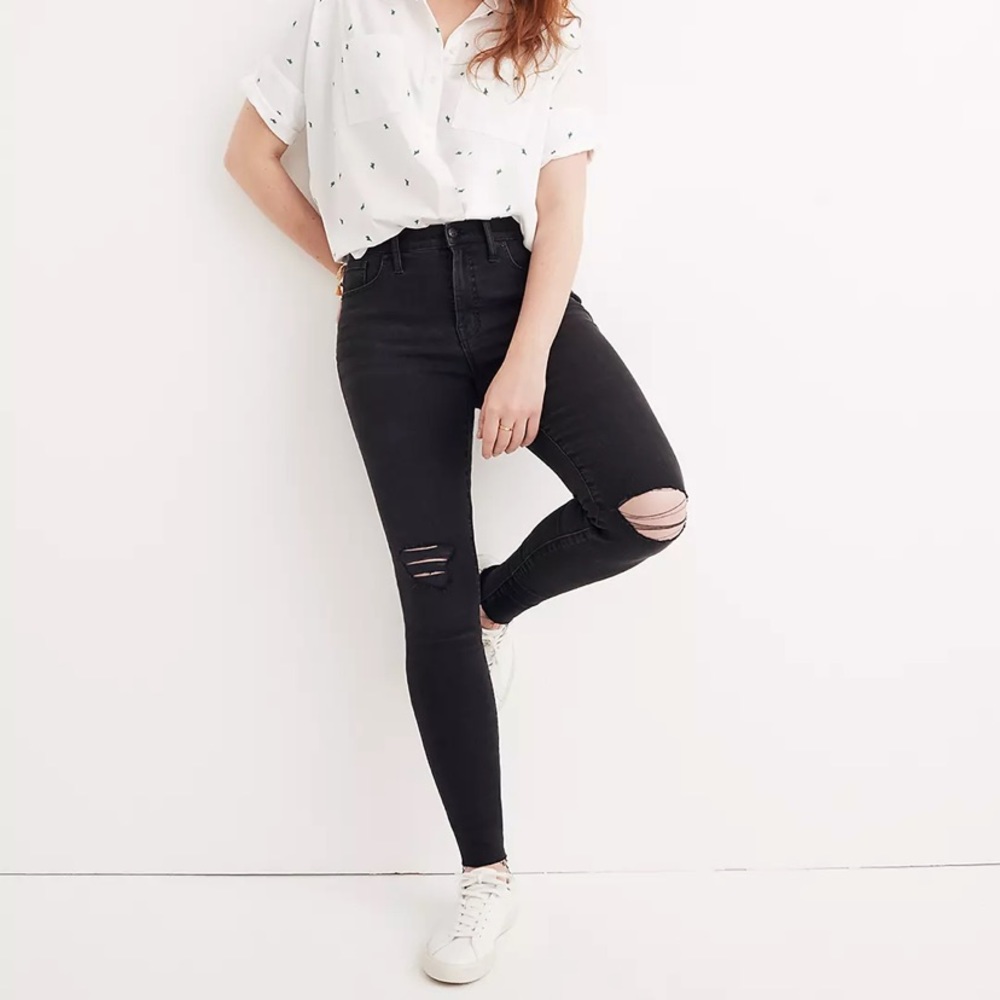 MADEWELL 9” High-Rise Skinny Jeans